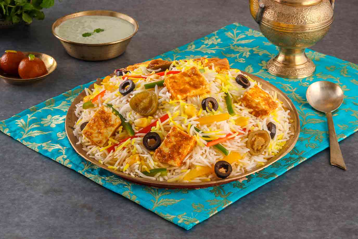 Order Zaitooni Paneer Dum Biryani Veg Paneer Dum Biryani Serves 2 from